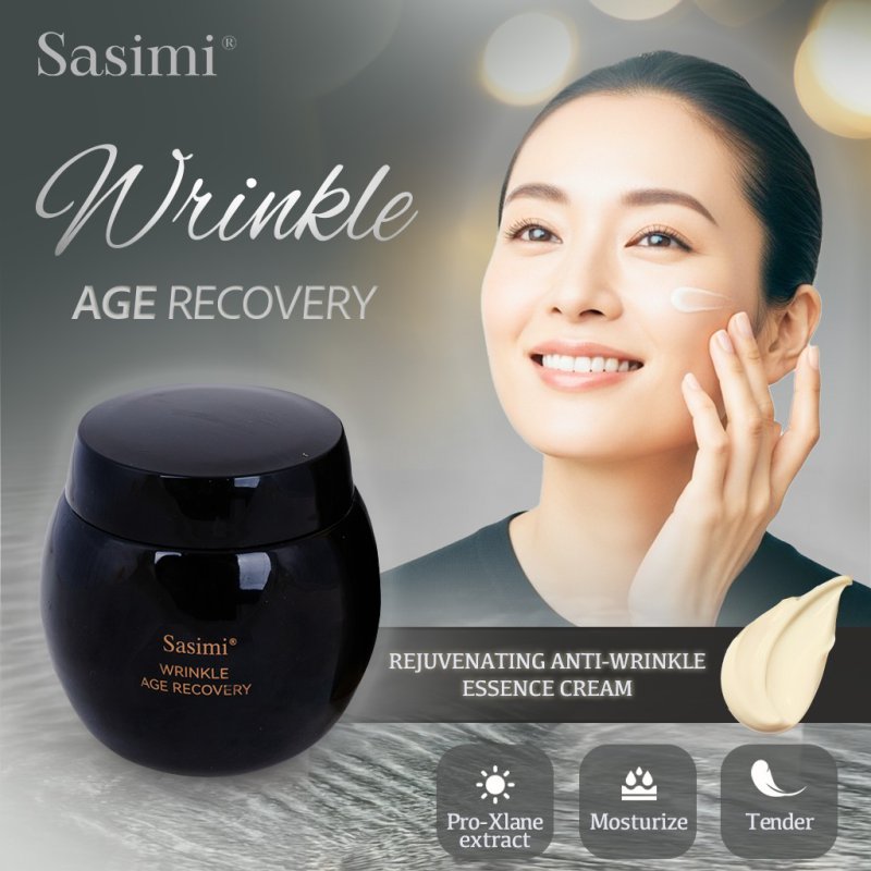 Sasimi Wrinkle Age Recovery Cream ซาซิมิ ริงเคิล เอจ รีคัฟเวอร์รี่ ครีม 50g