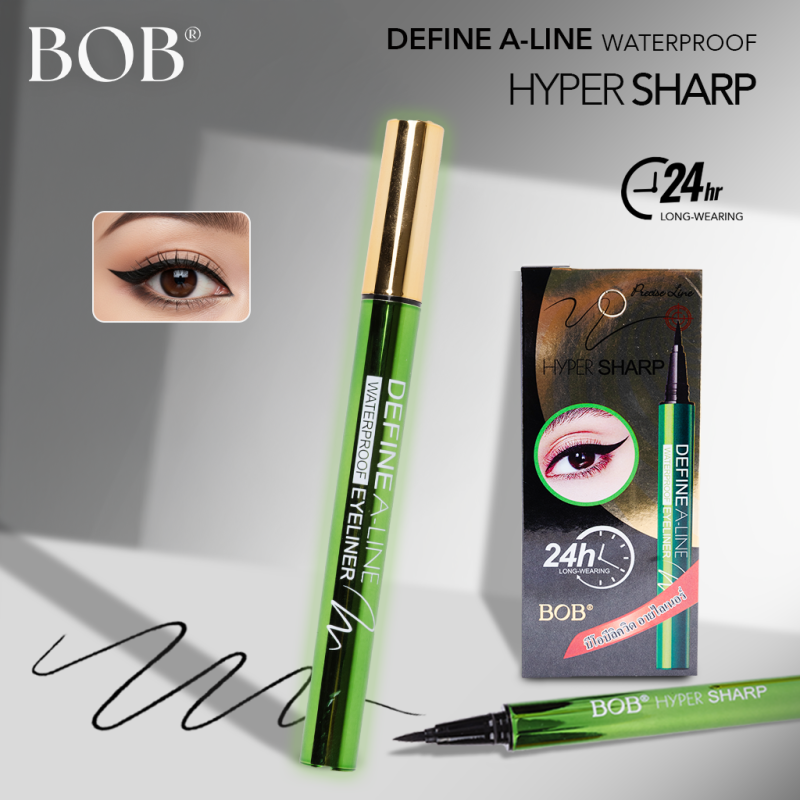 BOB HYPER SHARP EYELINER บีโอบี ไฮเปอร์ ชาร์ป อายไลเนอร์ 1.5ml