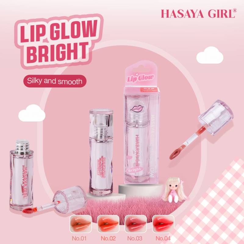 HASAYA GIRL LIP GLOW BRIGHT ฮาซายา เกิร์ล ลิปโกลว์ ไบรท์ 2.4ml