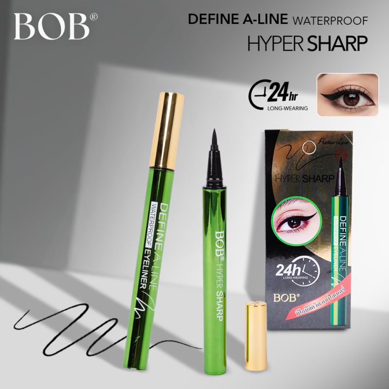 BOB HYPER SHARP EYELINER บีโอบี ไฮเปอร์ ชาร์ป อายไลเนอร์ 1.5ml
