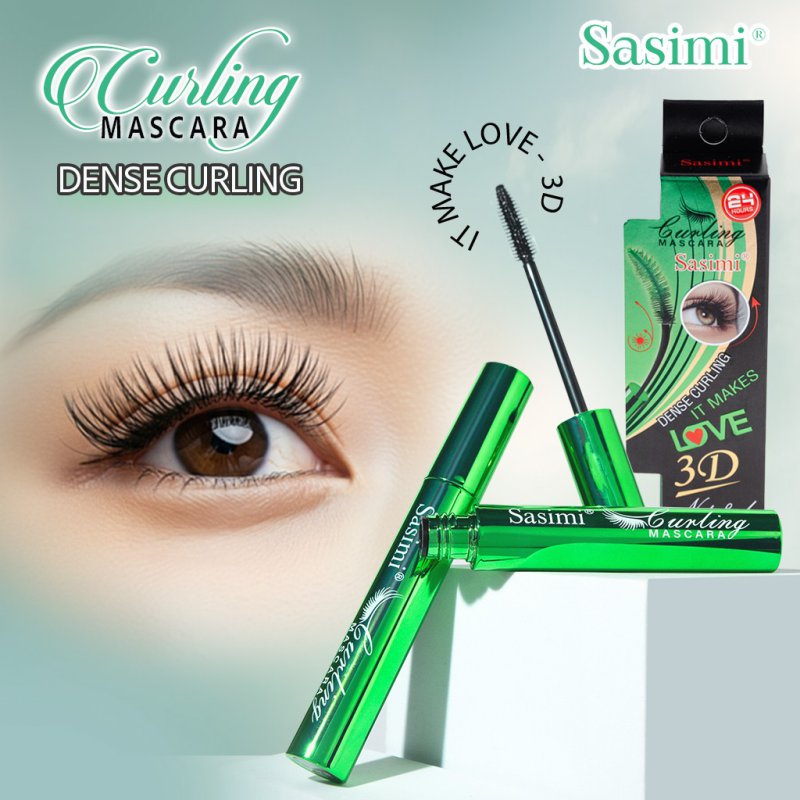 Sasimi 3D Curling Mascara ซาซิมิ ทรีดี เคิร์ลลิ่ง มาสคาร่า 8ml